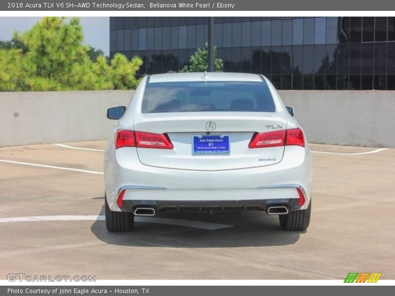Bellanova White Pearl / Ebony 2018 Acura TLX V6 SH-AWD Technology Sedan