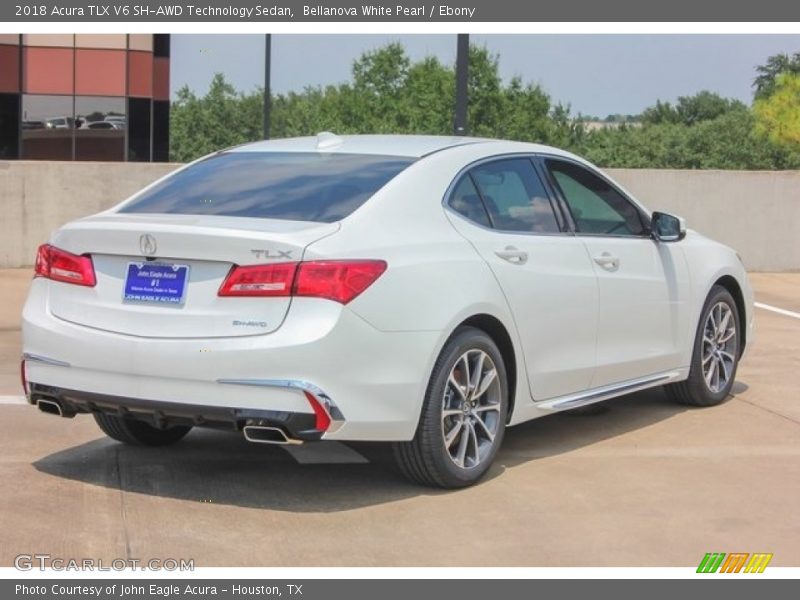 Bellanova White Pearl / Ebony 2018 Acura TLX V6 SH-AWD Technology Sedan