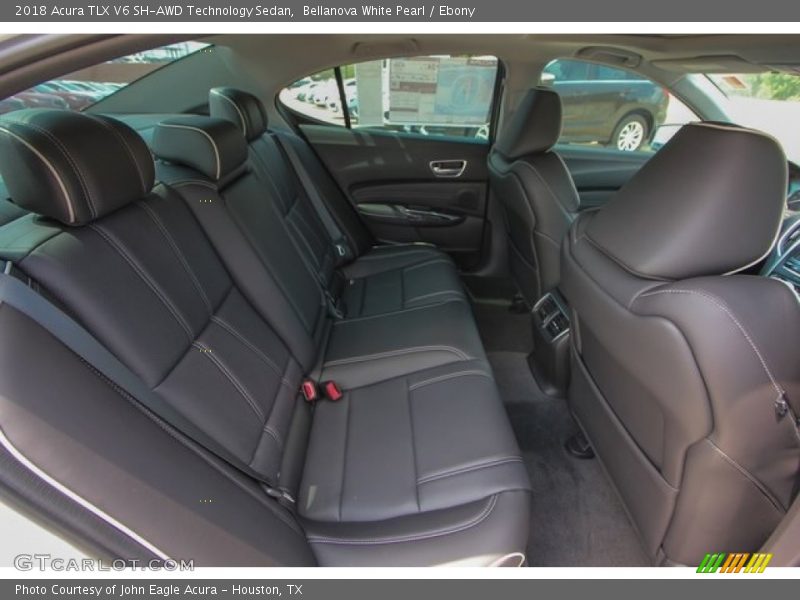 Rear Seat of 2018 TLX V6 SH-AWD Technology Sedan
