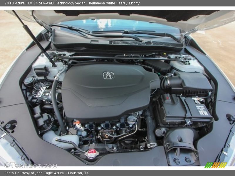 Bellanova White Pearl / Ebony 2018 Acura TLX V6 SH-AWD Technology Sedan