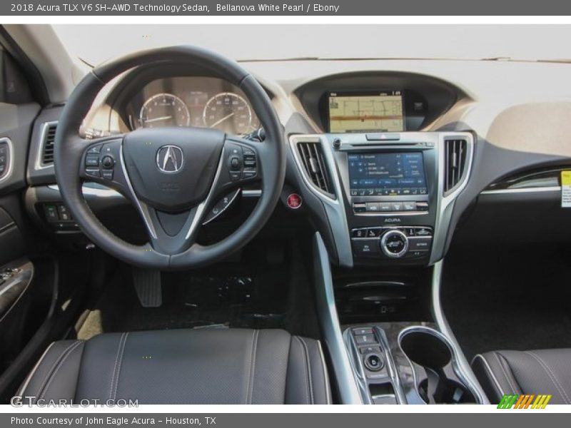 Bellanova White Pearl / Ebony 2018 Acura TLX V6 SH-AWD Technology Sedan