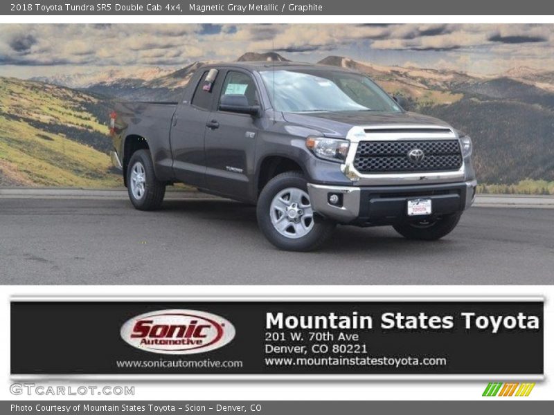 Magnetic Gray Metallic / Graphite 2018 Toyota Tundra SR5 Double Cab 4x4