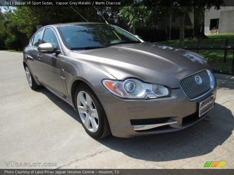 Vapour Grey Metallic / Warm Charcoal 2011 Jaguar XF Sport Sedan
