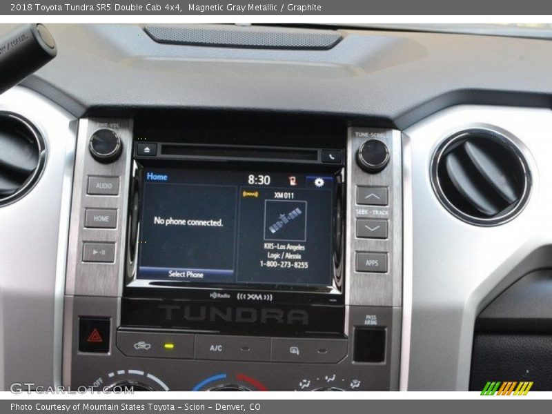 Magnetic Gray Metallic / Graphite 2018 Toyota Tundra SR5 Double Cab 4x4
