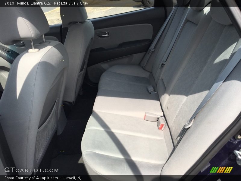 Regatta Blue / Gray 2010 Hyundai Elantra GLS