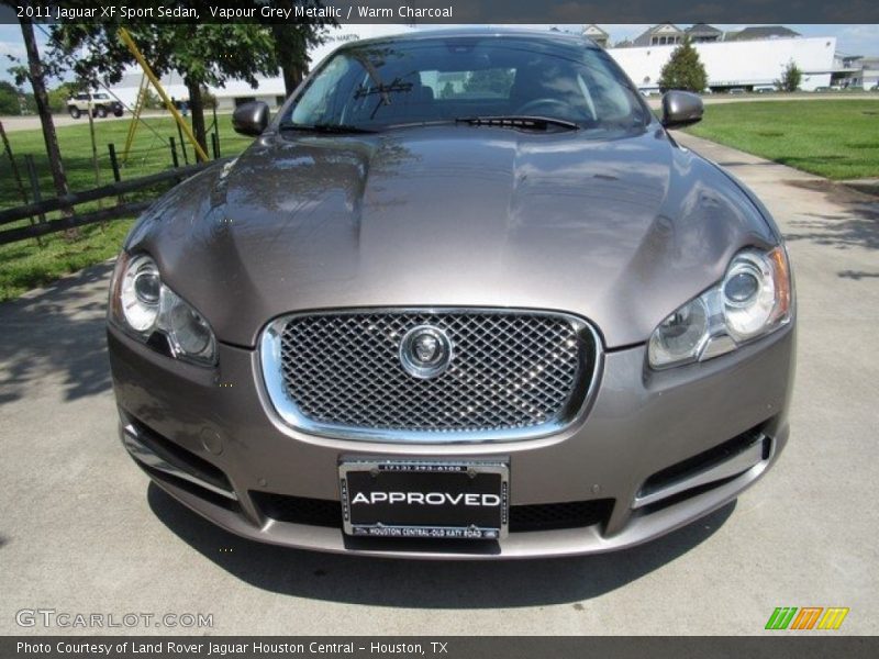 Vapour Grey Metallic / Warm Charcoal 2011 Jaguar XF Sport Sedan