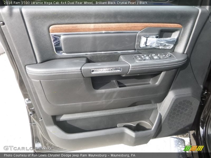 Door Panel of 2018 3500 Laramie Mega Cab 4x4 Dual Rear Wheel