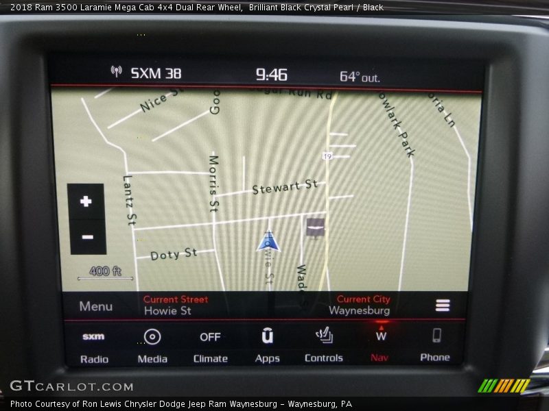 Navigation of 2018 3500 Laramie Mega Cab 4x4 Dual Rear Wheel