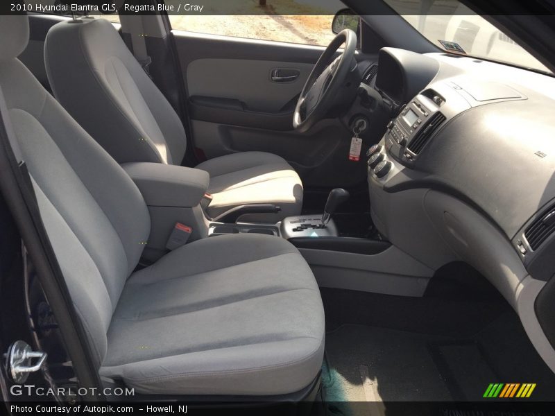 Regatta Blue / Gray 2010 Hyundai Elantra GLS