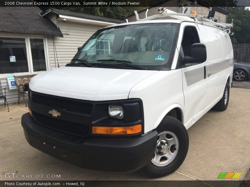 Summit White / Medium Pewter 2008 Chevrolet Express 1500 Cargo Van