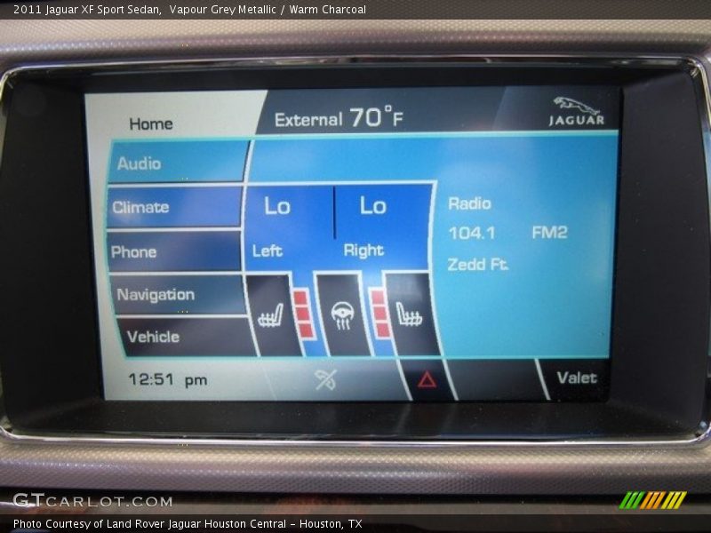 Vapour Grey Metallic / Warm Charcoal 2011 Jaguar XF Sport Sedan