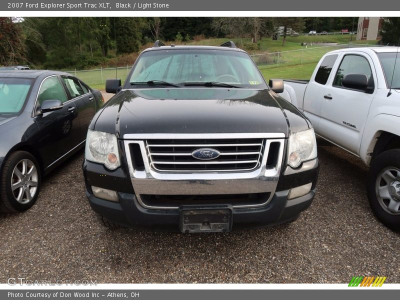 Black / Light Stone 2007 Ford Explorer Sport Trac XLT