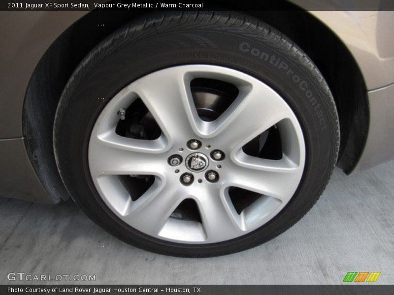 Vapour Grey Metallic / Warm Charcoal 2011 Jaguar XF Sport Sedan