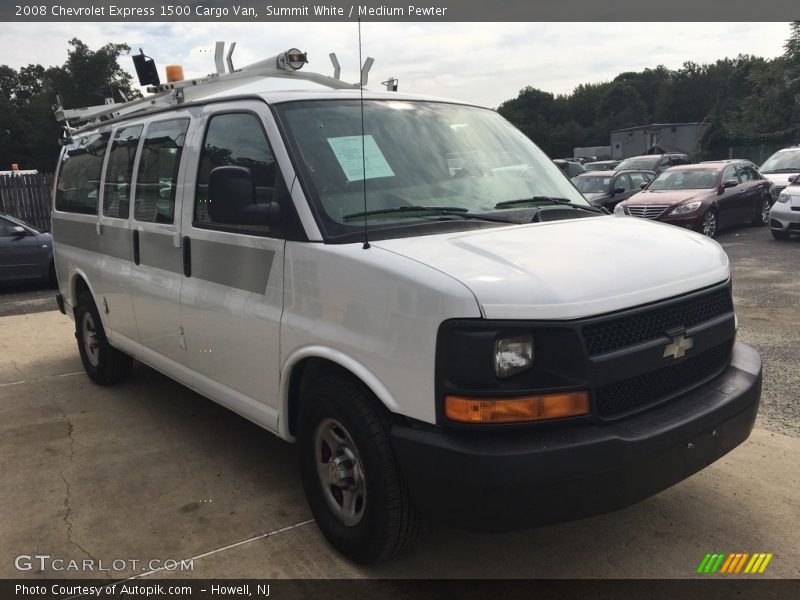 Summit White / Medium Pewter 2008 Chevrolet Express 1500 Cargo Van