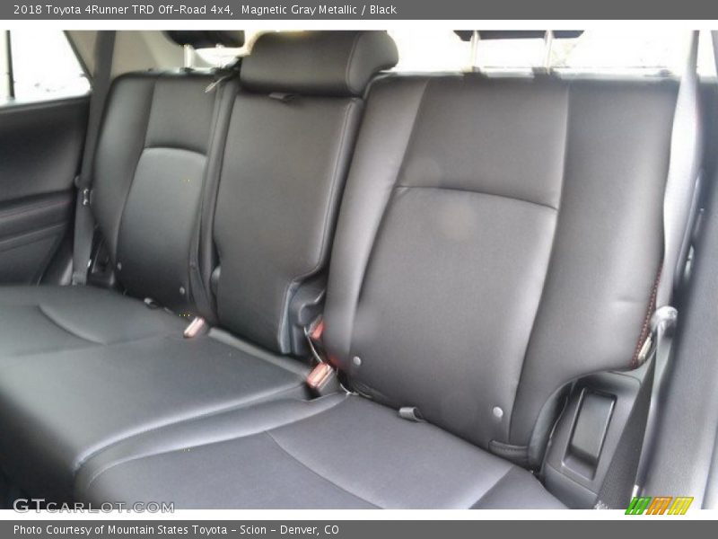 Rear Seat of 2018 4Runner TRD Off-Road 4x4