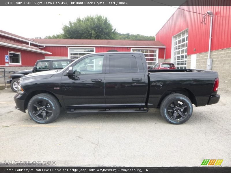  2018 1500 Night Crew Cab 4x4 Brilliant Black Crystal Pearl