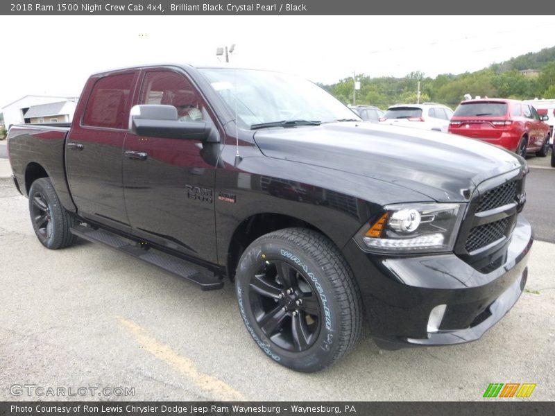 Front 3/4 View of 2018 1500 Night Crew Cab 4x4