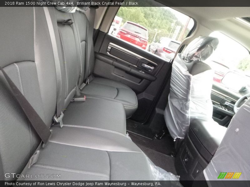 Rear Seat of 2018 1500 Night Crew Cab 4x4