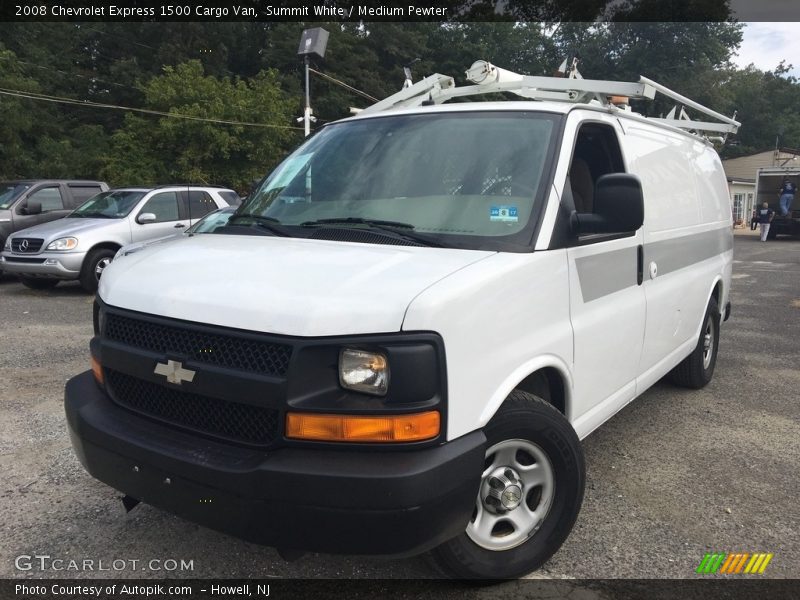 Summit White / Medium Pewter 2008 Chevrolet Express 1500 Cargo Van