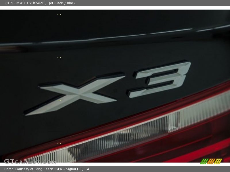 Jet Black / Black 2015 BMW X3 xDrive28i