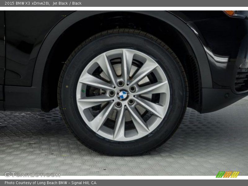 Jet Black / Black 2015 BMW X3 xDrive28i