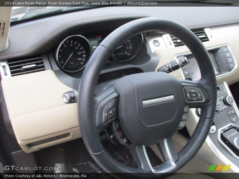 Loire Blue Metallic / Almond/Espresso 2014 Land Rover Range Rover Evoque Pure Plus