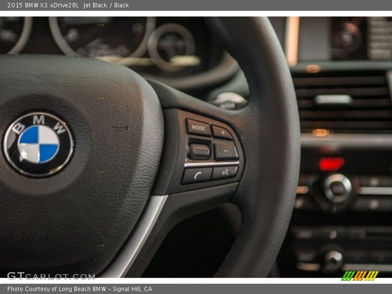 Jet Black / Black 2015 BMW X3 xDrive28i