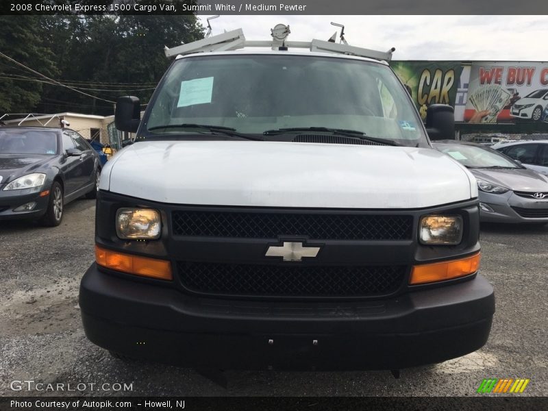 Summit White / Medium Pewter 2008 Chevrolet Express 1500 Cargo Van
