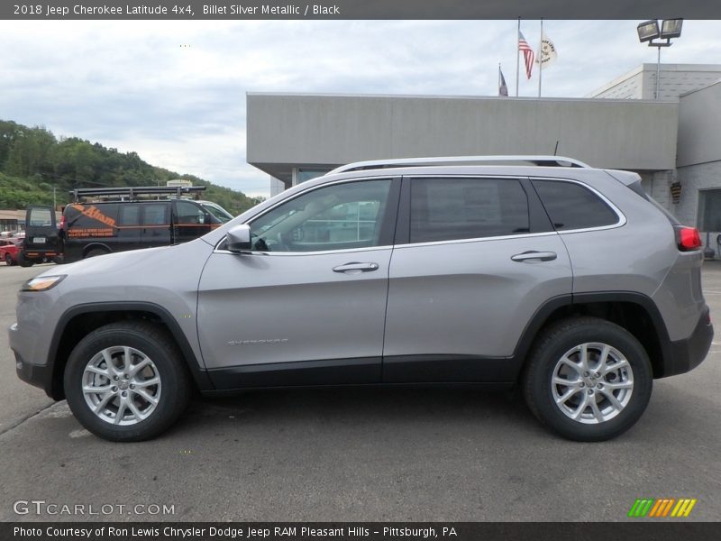 Billet Silver Metallic / Black 2018 Jeep Cherokee Latitude 4x4