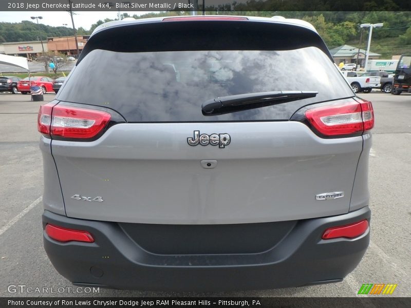 Billet Silver Metallic / Black 2018 Jeep Cherokee Latitude 4x4