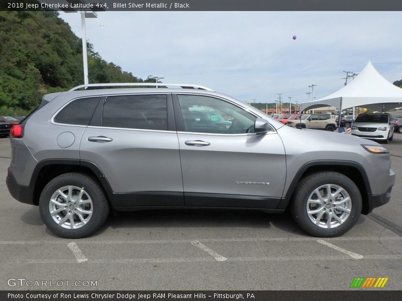 Billet Silver Metallic / Black 2018 Jeep Cherokee Latitude 4x4