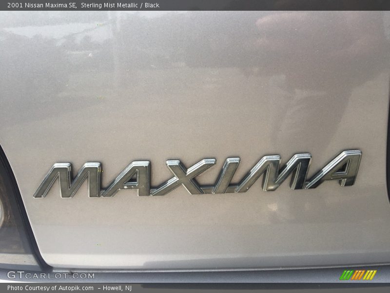 Sterling Mist Metallic / Black 2001 Nissan Maxima SE