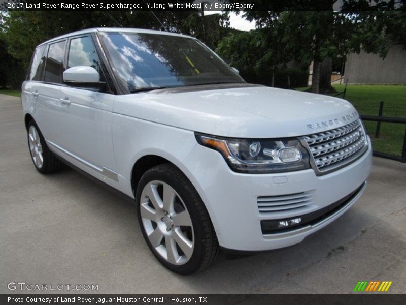 Yulong White Metallic / Ebony/Ebony 2017 Land Rover Range Rover Supercharged