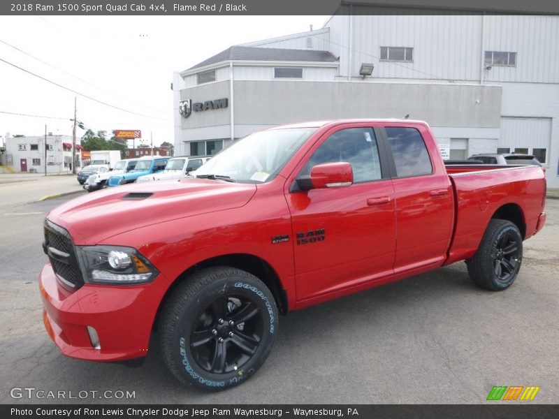 Front 3/4 View of 2018 1500 Sport Quad Cab 4x4
