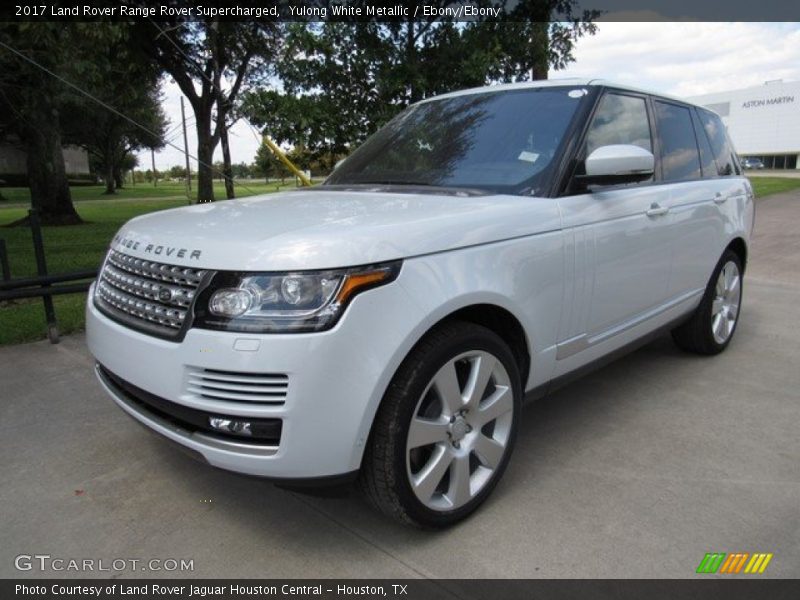 Yulong White Metallic / Ebony/Ebony 2017 Land Rover Range Rover Supercharged