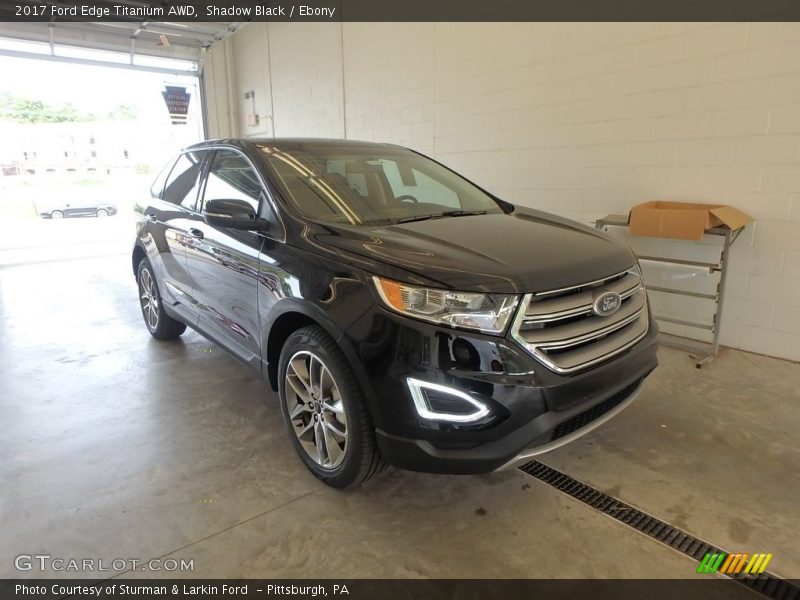 Shadow Black / Ebony 2017 Ford Edge Titanium AWD