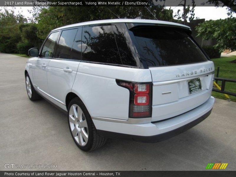 Yulong White Metallic / Ebony/Ebony 2017 Land Rover Range Rover Supercharged