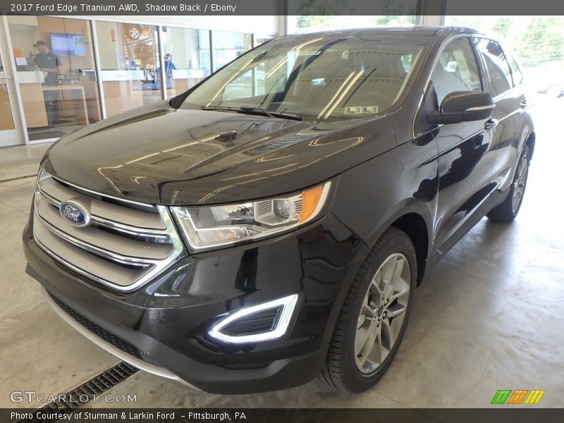 Shadow Black / Ebony 2017 Ford Edge Titanium AWD