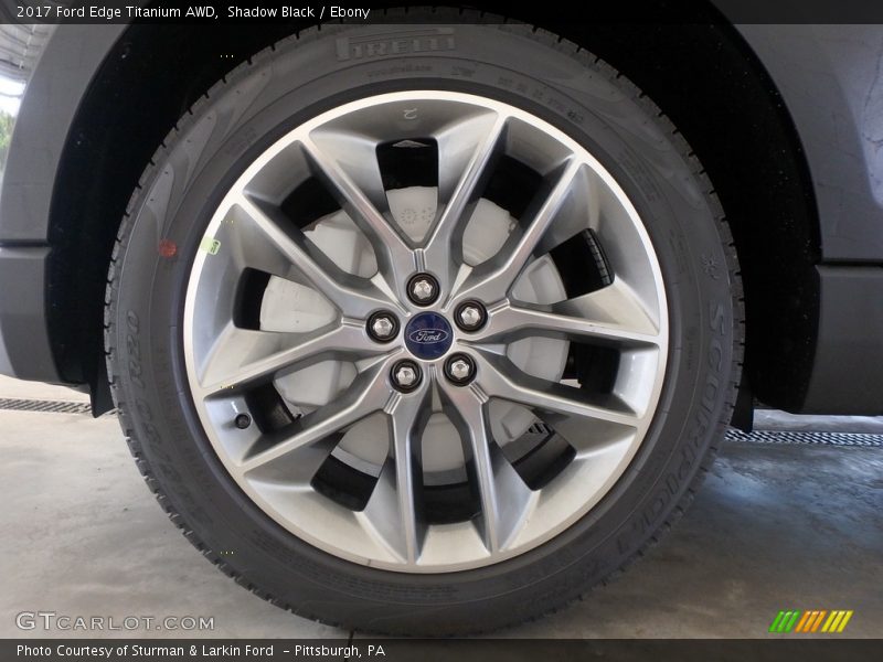 Shadow Black / Ebony 2017 Ford Edge Titanium AWD