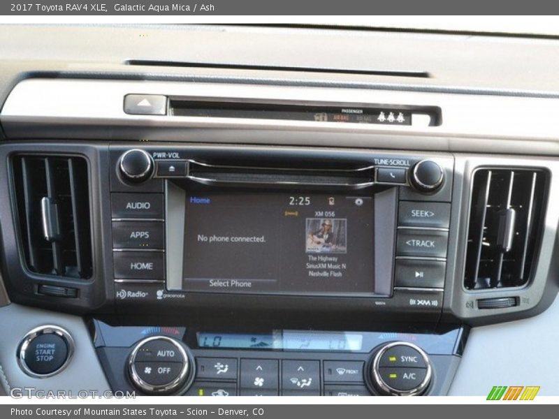Galactic Aqua Mica / Ash 2017 Toyota RAV4 XLE