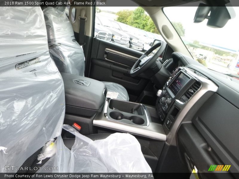 Flame Red / Black 2018 Ram 1500 Sport Quad Cab 4x4