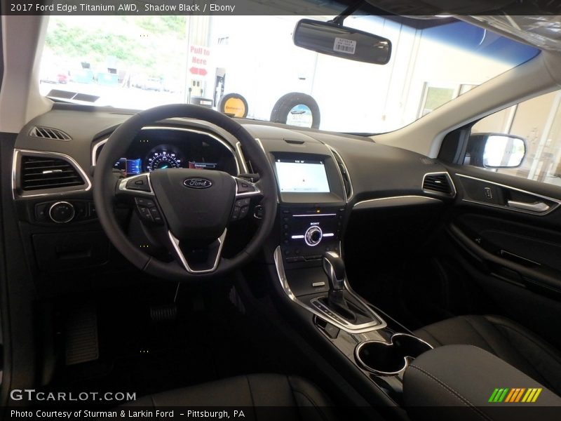 Shadow Black / Ebony 2017 Ford Edge Titanium AWD