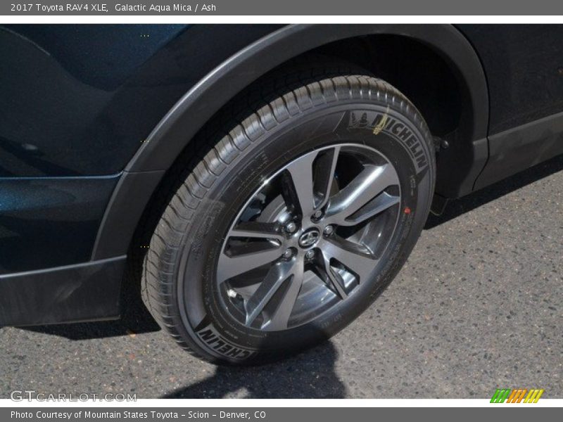 Galactic Aqua Mica / Ash 2017 Toyota RAV4 XLE