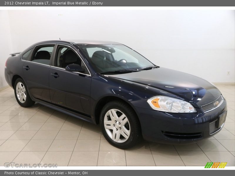 Imperial Blue Metallic / Ebony 2012 Chevrolet Impala LT