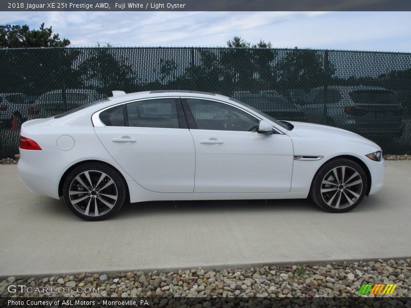 Fuji White / Light Oyster 2018 Jaguar XE 25t Prestige AWD