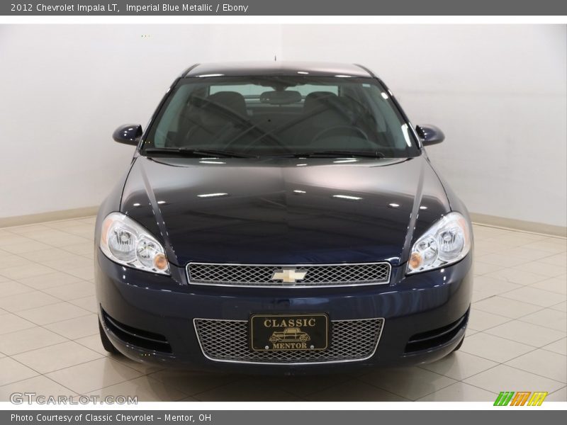 Imperial Blue Metallic / Ebony 2012 Chevrolet Impala LT