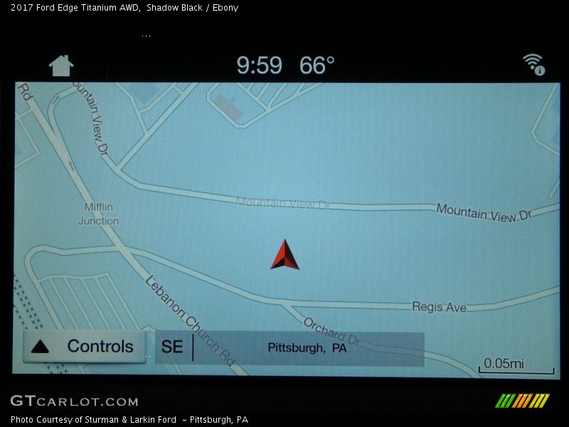 Shadow Black / Ebony 2017 Ford Edge Titanium AWD