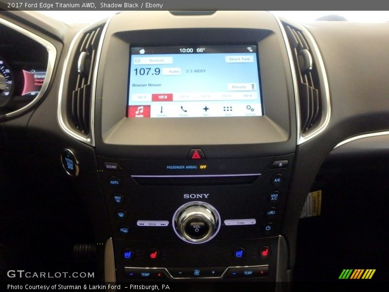 Shadow Black / Ebony 2017 Ford Edge Titanium AWD