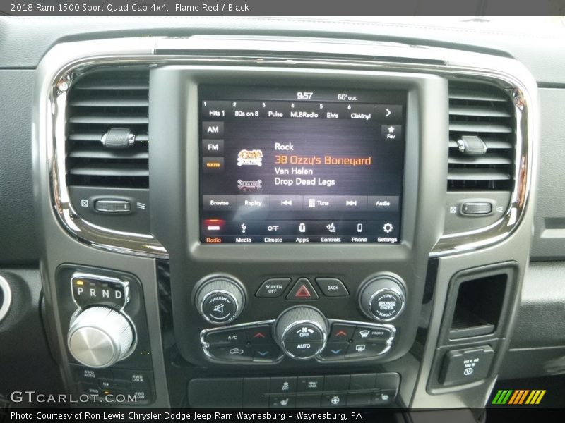 Flame Red / Black 2018 Ram 1500 Sport Quad Cab 4x4