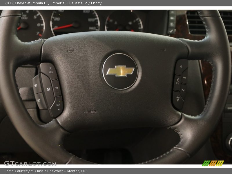 Imperial Blue Metallic / Ebony 2012 Chevrolet Impala LT